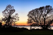 Tranquil Twilight Serene Sunset by the Waters Photograph by Travel Essayist