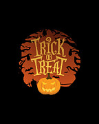Trick Or Treat Halloween Digital Art by Flippin Sweet Gear