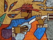 Trova de Carnaval Painting by Oscar Ortiz