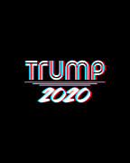 Trump 2020 3D Effect Digital Art by Flippin Sweet Gear
