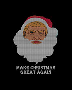 Trump Make Christmas Great Again Ugly Christmas Digital Art by Flippin Sweet Gear