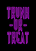 Trunk Or Treat Halloween Digital Art by Flippin Sweet Gear