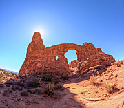 Turret Arch - Arches NP - Moab - Utah Photograph by Bruce Friedman