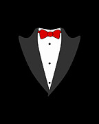Tuxedo Simple Digital Art by Flippin Sweet Gear