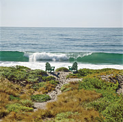 Two Chairs on the Beach in Malibu Photograph by David O Marlow