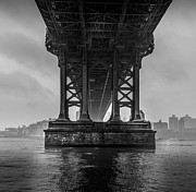 Under Manhattan Bridge, New York Photograph by Serge Ramelli