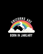 Unicorns Are Born In January Digital Art by Flippin Sweet Gear
