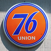 Union 76 Button Photograph by Flees Photos