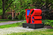 UPenn Love Sculpture II Photograph by Susan Candelario