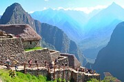 Valley and Ancient Stone Machu Picchu, Peru Photograph by Travel Essayist