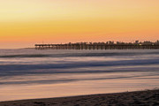 Ventura Pier Long Exposure Sunset Photograph by Matthew DeGrushe