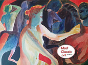 Venus in the Mirror ModClassic Art Style Painting by Enrico Garff