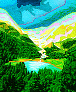 View From Bernini Express Painting by Rod Whyte