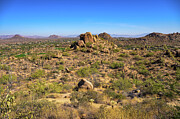 View from Pinnacle Peak trail overlooking Scottsdale, Arizona Photograph by Miroslav Liska