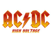 Vintage ACDC High Voltage Orange Distress Digital Art by Kirania Finest