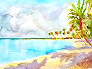 Virgin Clouds Painting by Carlin Blahnik CarlinArtWatercolor