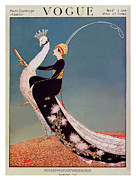 Vogue Cover April 1st, 1918 Poster by George Wolfe Plank - Conde Nast