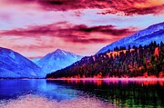 Wallowa Lake in Oregon Digital Art by Bruce Block