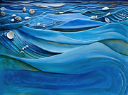 Waves and Things Digital Art by Eris and AI