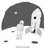 We Just Landed Drawing by Liana Finck