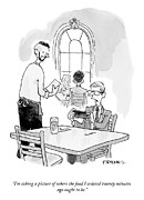 Where the Food Ought to Be Drawing by Pat Byrnes