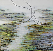 Whimsy in the Meadow. Painting by Anita Thomas