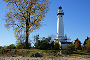 Wind Point Lighthouse Photograph by Deb Beausoleil