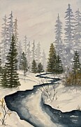 Winter is Coming Painting by Judy Strickland