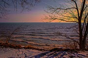 Winter Morning on Lake Michigan Photograph by Deb Beausoleil