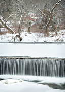 Winter Scene at Roxbury Dam Photograph by Dave King