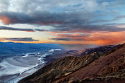 Winter Sunset from Dante's View - Death Valley National Park Photograph by Mike Lee