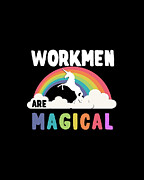 Workmen Are Magical Digital Art by Flippin Sweet Gear