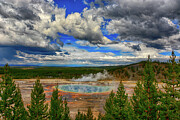 Yellowstone Grand Prismatic Spring Photograph by Raymond Salani III