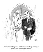 You Can Still Change Your Mind Drawing by Carolita Johnson