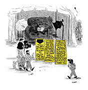 You Must be This Short to Enjoy the Big Chair Drawing by Sara Lautman