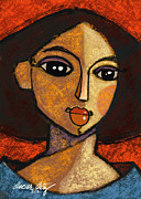 You Read My Mind Painting by Oscar Ortiz