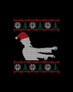 Zombie Santa Ugly Christmas Sweater Digital Art by Flippin Sweet Gear