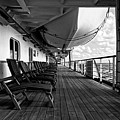 The Promenade Deck -- Cruise Ship MS Maasdam on the Atlantic Ocean Photograph by Darin Volpe