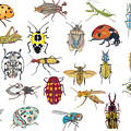 The Bugz and the Beez Painting by Marie Stone-van Vuuren