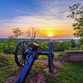 Cannon at Sunset
