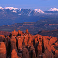 Fiery Furnace and La Sal Mountains