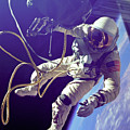 First American Spacewalk or EVA, Edward White II, 1965