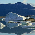 Floatting field of Icebergs in Iceland