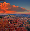 Harvest Moon Over Bryce National Park Photograph by Raymond Salani III