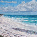 Hope Town Beach - Abaco Painting by Ritchie Eyma