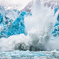 It Makes A Big Splash - Glacier Calving Photograph Photograph by Duane Miller