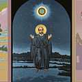 Jesuit Triptych-St Peter Faber-St Ignatius-St Francis Xavier Painting by William Hart McNichols