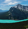 Lake Louise From Little Beehive Overlook Photograph by Owen Weber