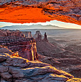 Mesa Arch Sunrise - Canyonlands National Park Panoramic Composite Photograph Photograph by Duane Miller