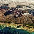 Molokai from the Sky by Joann Copeland-Paul